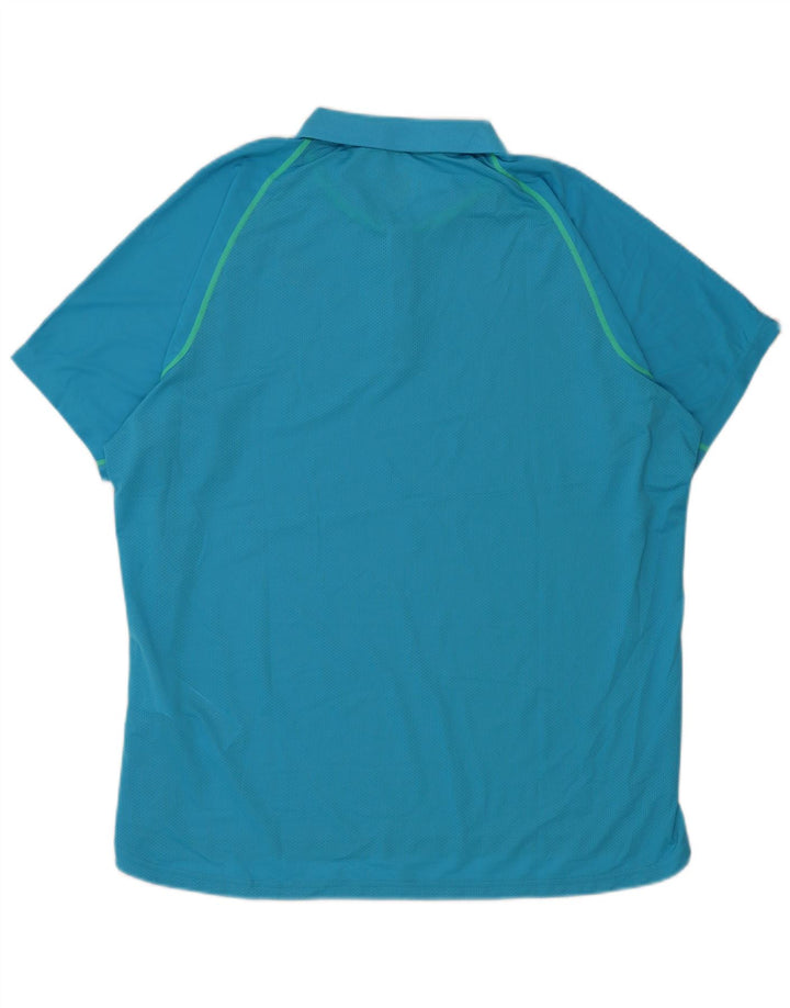 Camisa polo masculina Asics XL azul poliéster