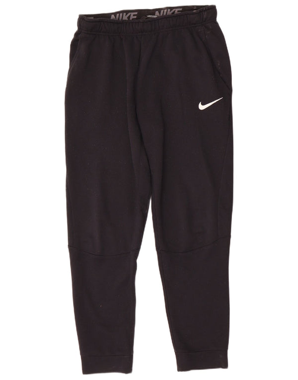 Nike Mens Dri Fit Calças de treino Joggers Médio Preto Poliéster