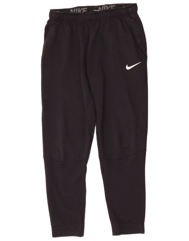 Nike Mens Dri Fit Calças de treino Joggers Médio Preto Poliéster