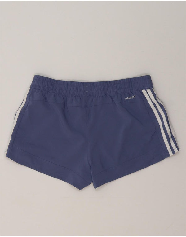 Adidas Womens Aeroready Sport Shorts UK 14 Médio Azul Poliéster