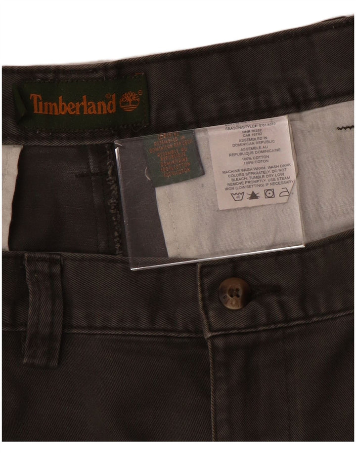 Shorts Chino Masculino TIMBERLAND W38 XL Cinza Algodão