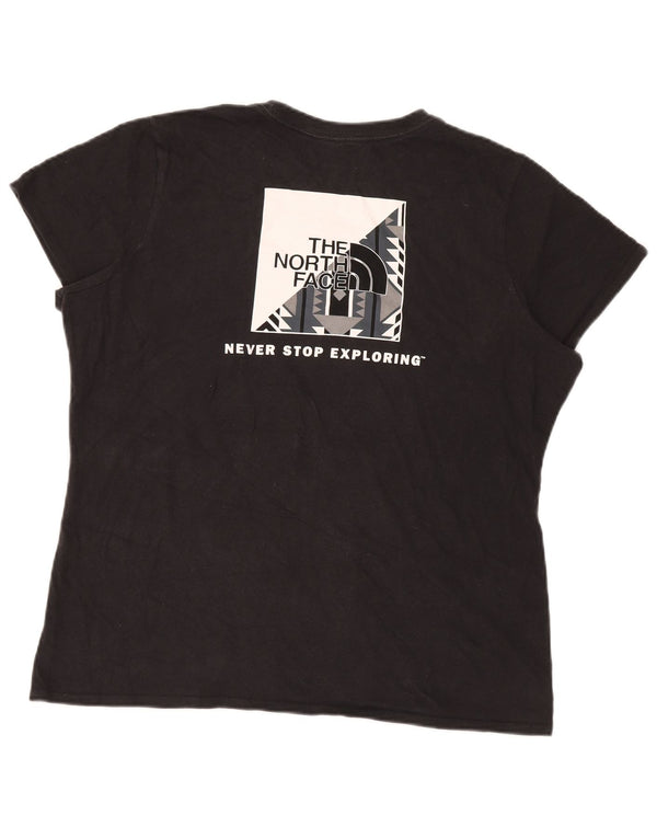 Camiseta gráfica feminina The North Face UK 18 XL preta esportiva
