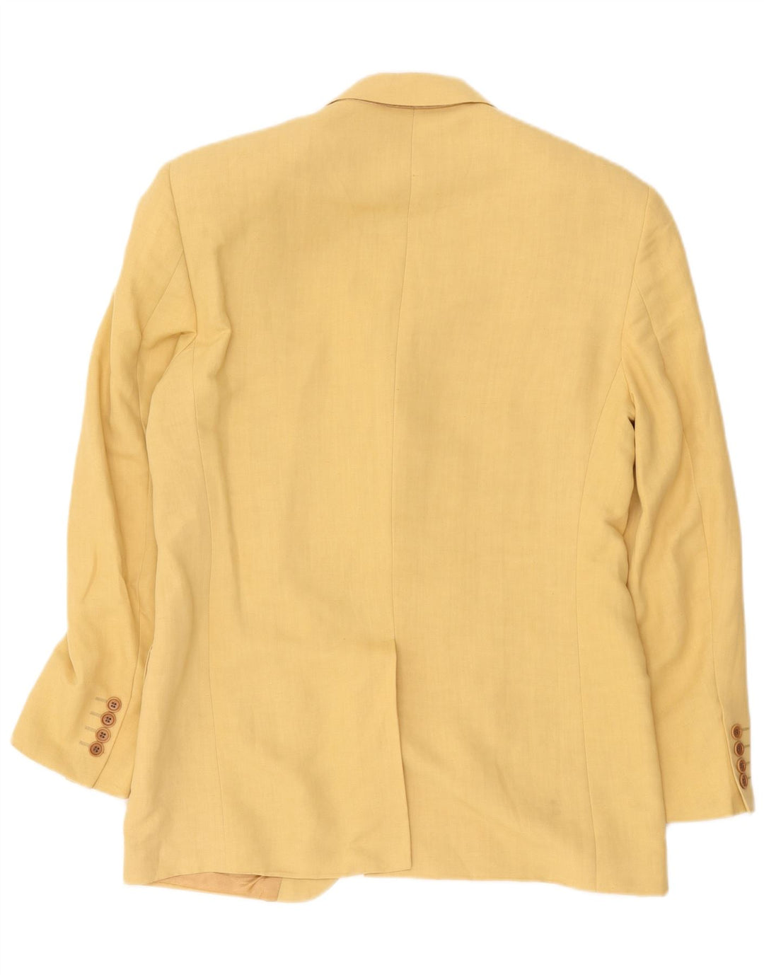 Missoni masculino 3 botões 2 peças terno IT 50 grande W34 L30 viscose amarela