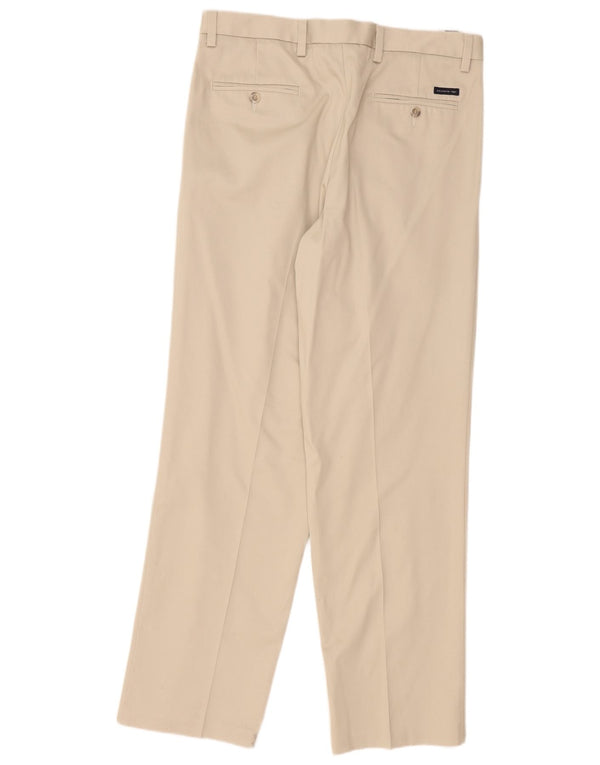 Calças Dockers masculinas Pegged Chino W34 L32 algodão cinza