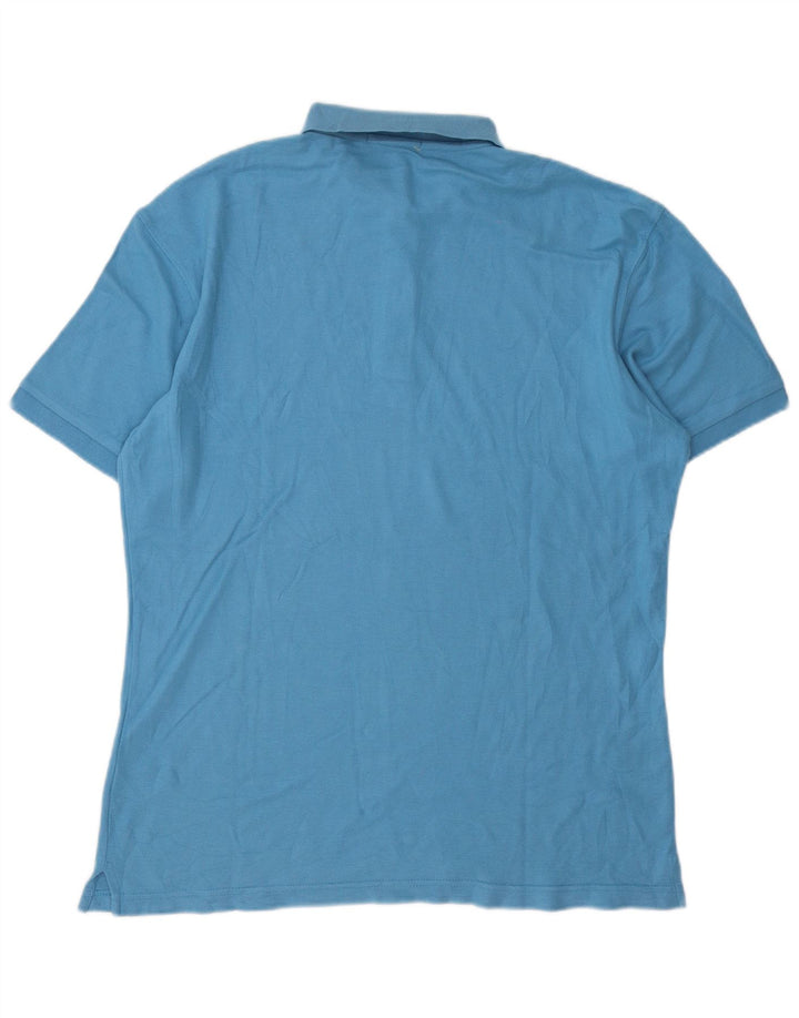 Camisa polo masculina Fila IT 52 grande algodão azul