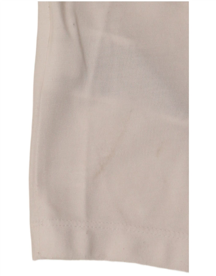 Camiseta Nike masculina gráfica top pequeno poliéster branco