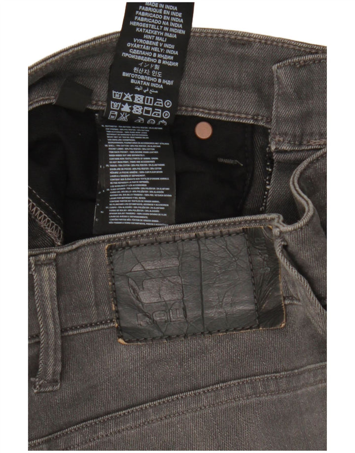 G-Star Masculino Revend Slim Jeans W32 L27 Algodão Cinza