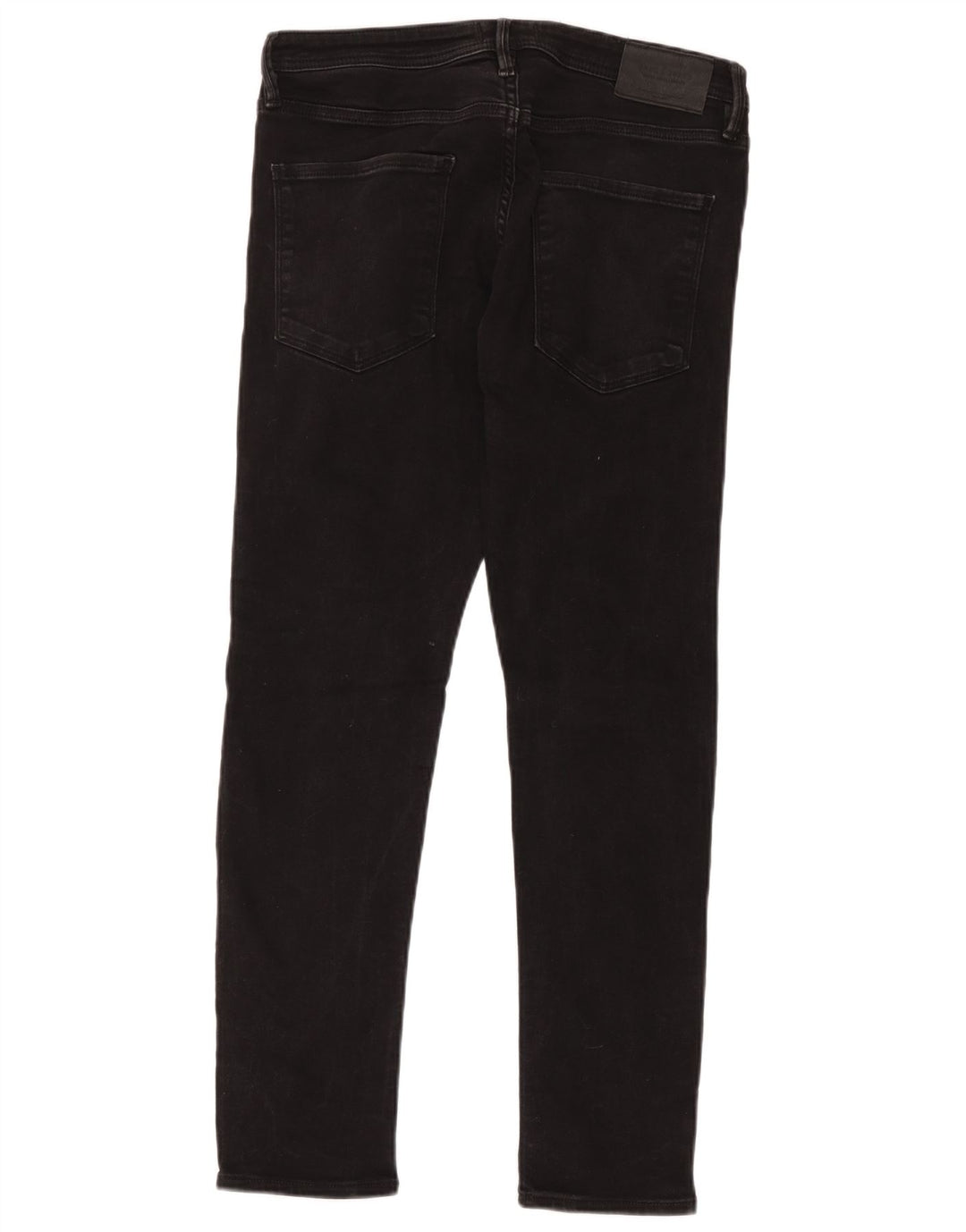 Jack & Jones Masculino GLENN Slim Jeans W32 L30 Algodão Preto