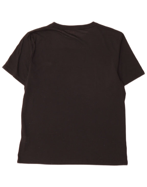 Camiseta masculina de golfe Calvin Klein grande poliéster preto