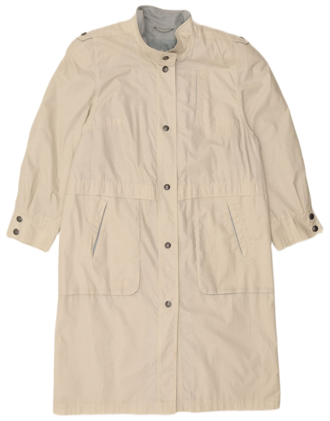 Trench coat feminino vintage oversized UK 18 XL bege