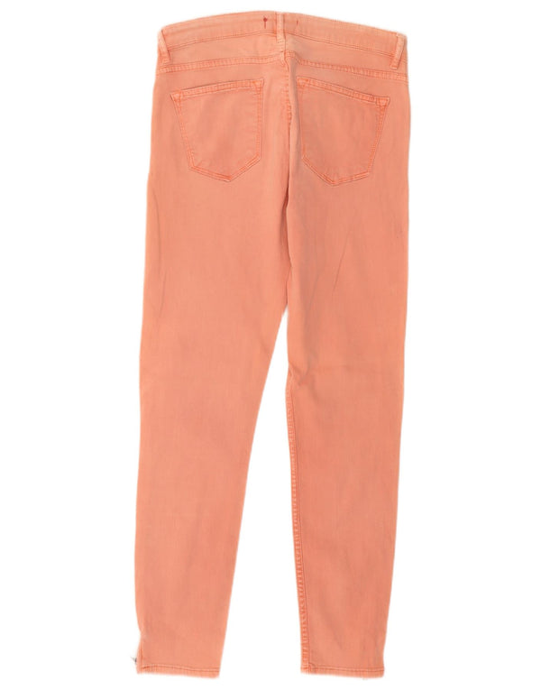 Zara Jeans Skinny Feminino EU 40 Médio W30 L26 Laranja