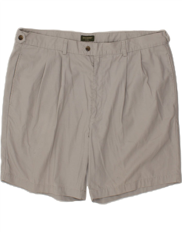 DOCKERS Mens Pegged Chino Trousers W42 2XL Grey Cotton Vintage Dockers and Second-Hand Dockers from Messina Hembry 