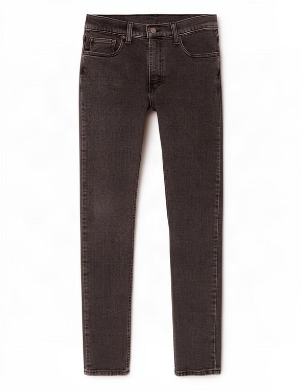 Calça jeans feminina Levi's 519 Super Skinny W30 L30 cinza algodão