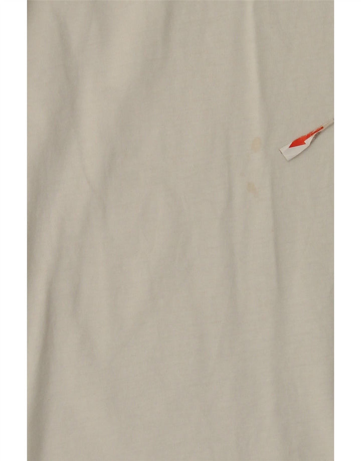 Camiseta masculina Timberland Regular Fit Graphic Top Médio Algodão Branco