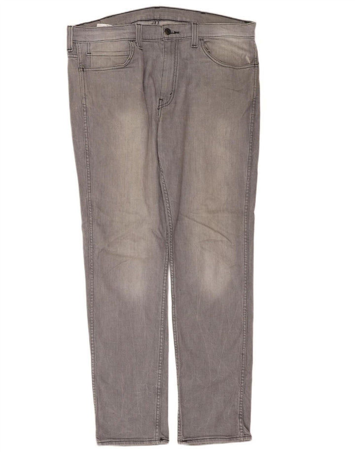 Calça Jeans Levis 511 Slim Masculina W38 L32 Cinza Algodão