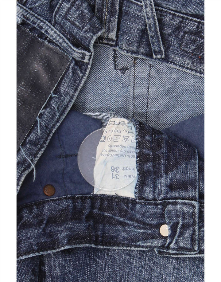 Energe Feminino Liam Straight Jeans W31 L36 Azul Algodão