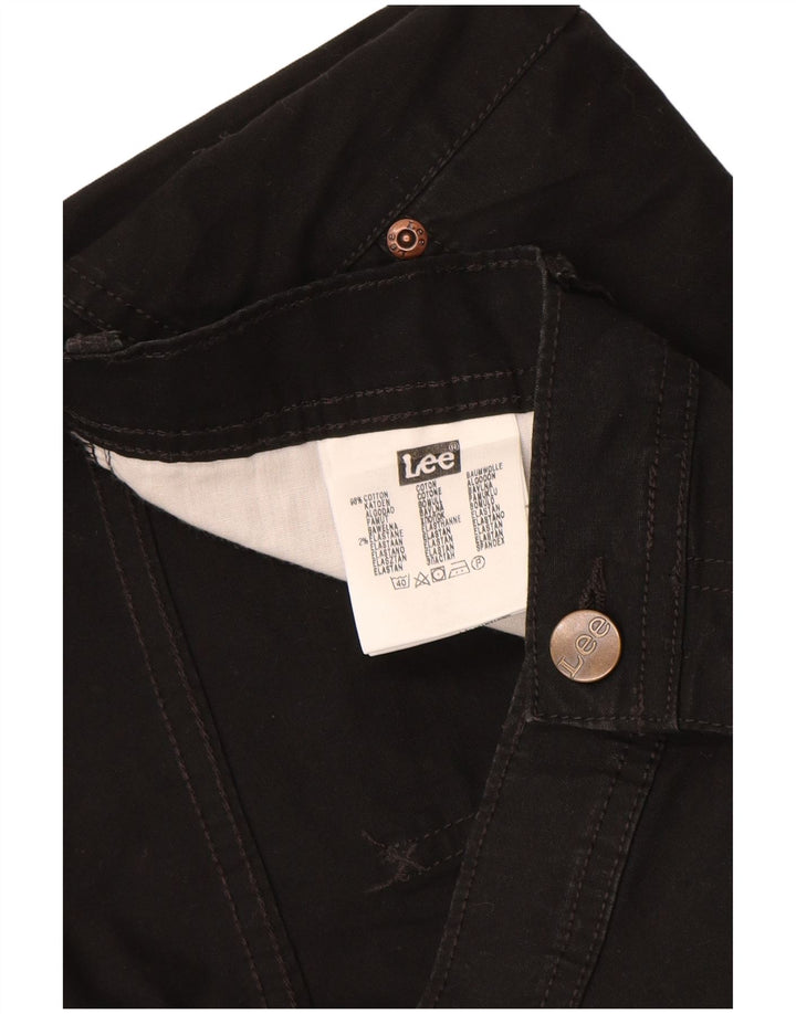 LEE Calça masculina Brooklyn reta casual W36 L34 algodão preto