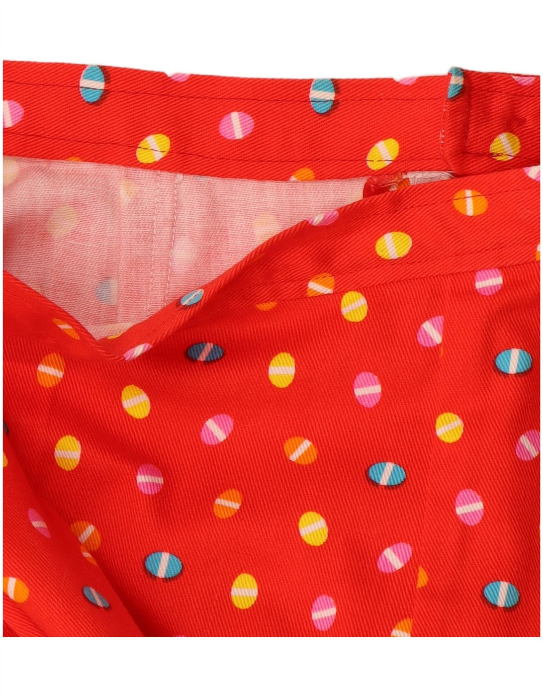 Saia maxi feminina VINTAGE W26 pequena mancha vermelha