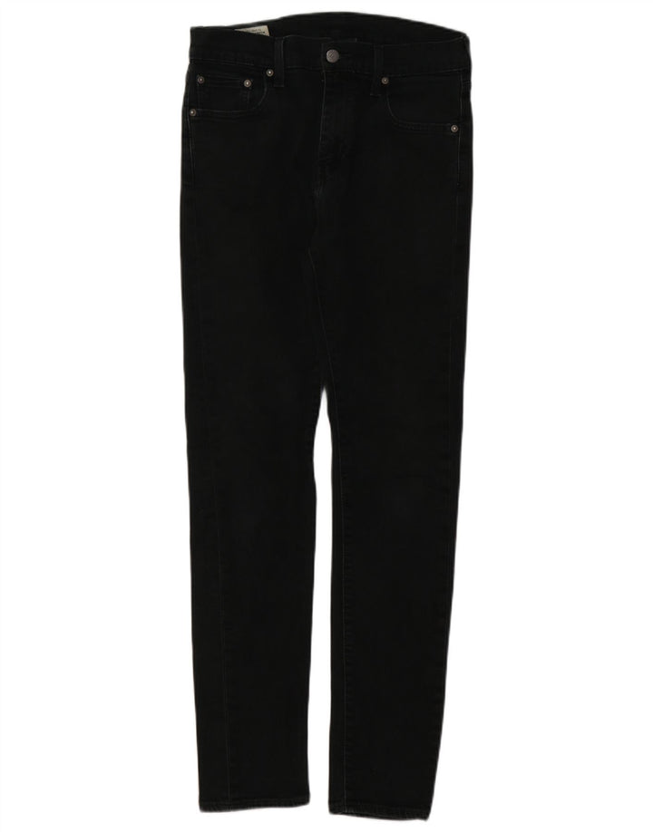 Calça jeans feminina Levi's 511 Slim W30 L30 algodão preto