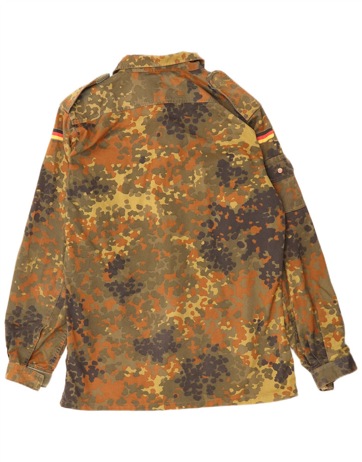 Jaqueta militar masculina VINTAGE UK 38 camuflagem cáqui média