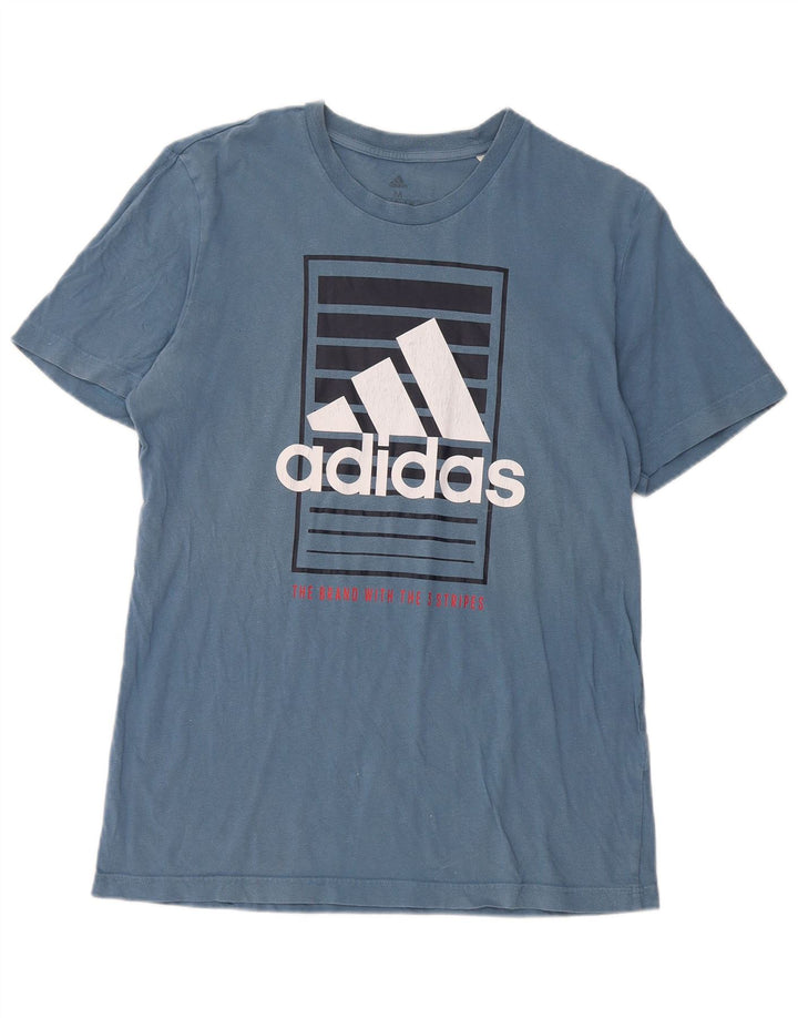 Camiseta Adidas Masculina Graphic Top Azul Médio
