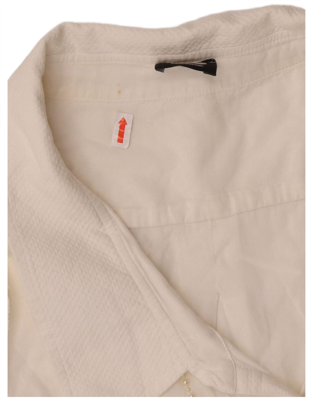 Blusa feminina sem mangas Dolce & Gabbana Top IT 44 médio branco designer