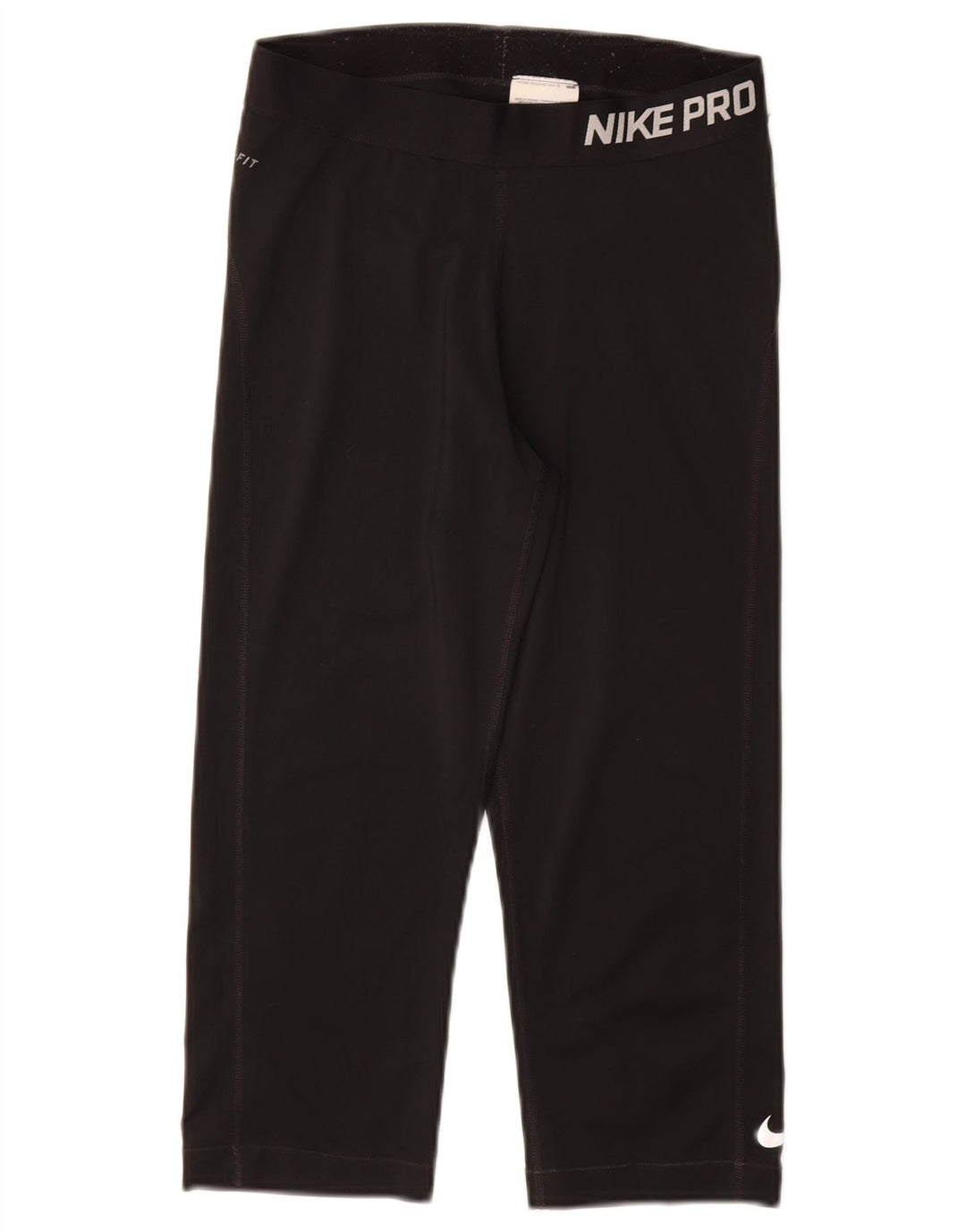 Leggings Nike Dri Fit Graphic Capri UK 12 Médio Preto Poliéster