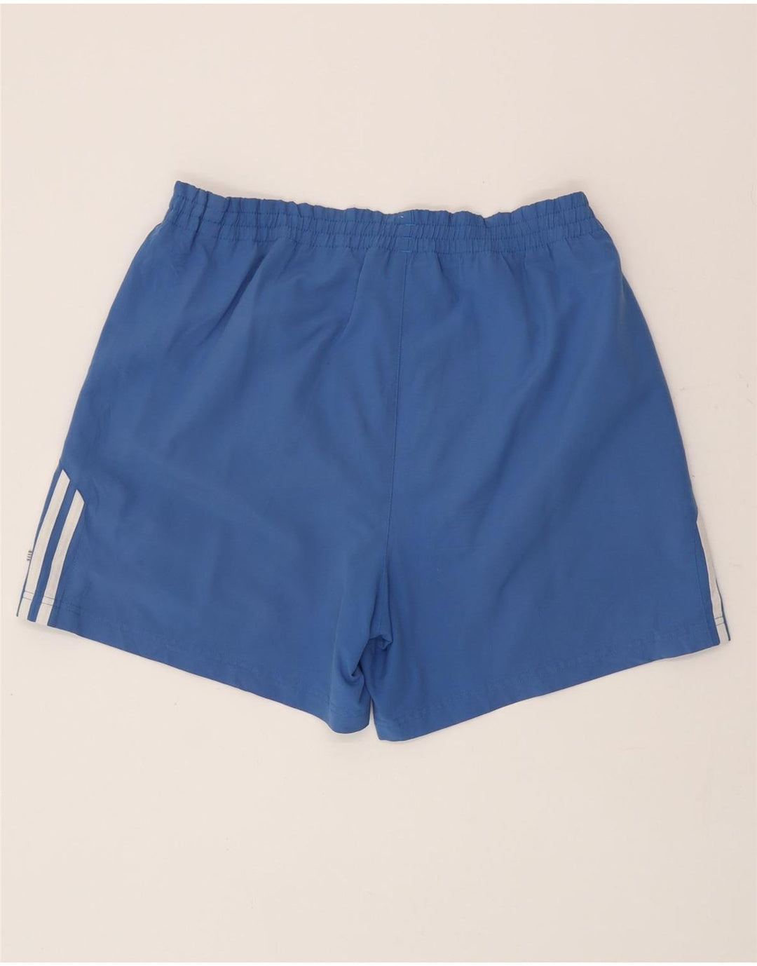 Shorts esportivos masculinos Adidas médio azul poliéster
