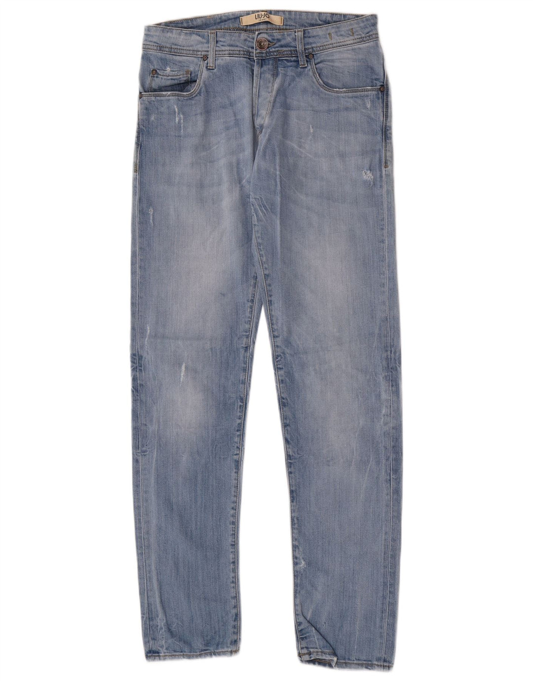 Liu Jo Mens Slim Jeans W30 L32 Azul Algodão