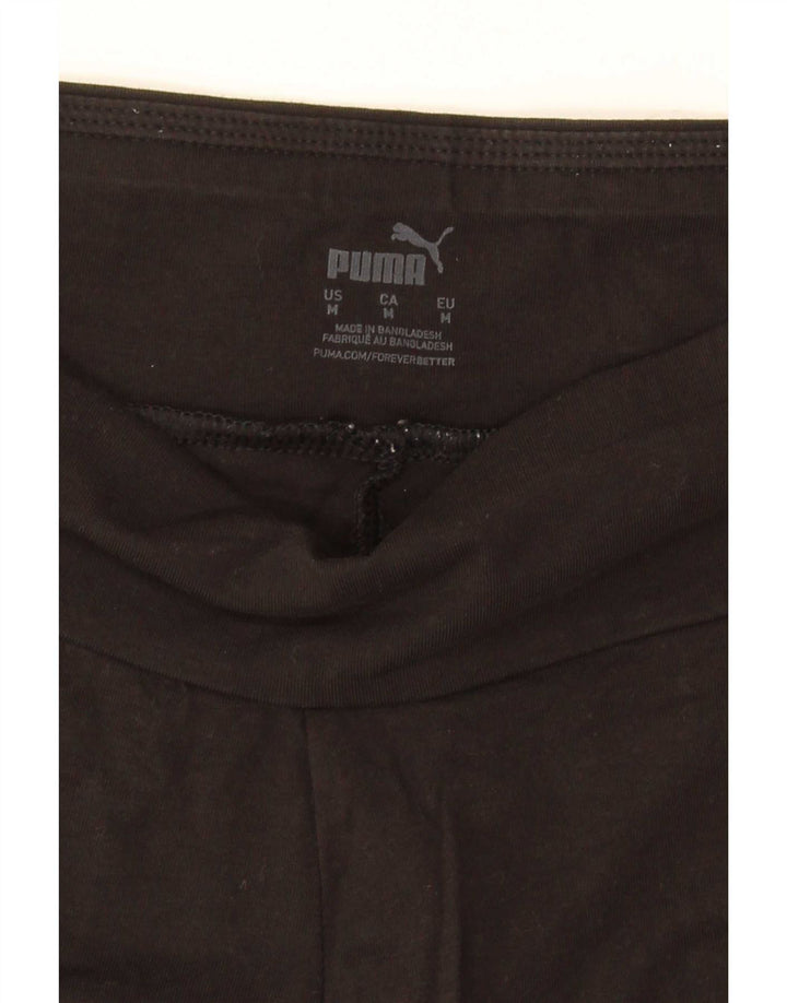 Shorts esportivos gráficos femininos Puma UK 12 médio preto