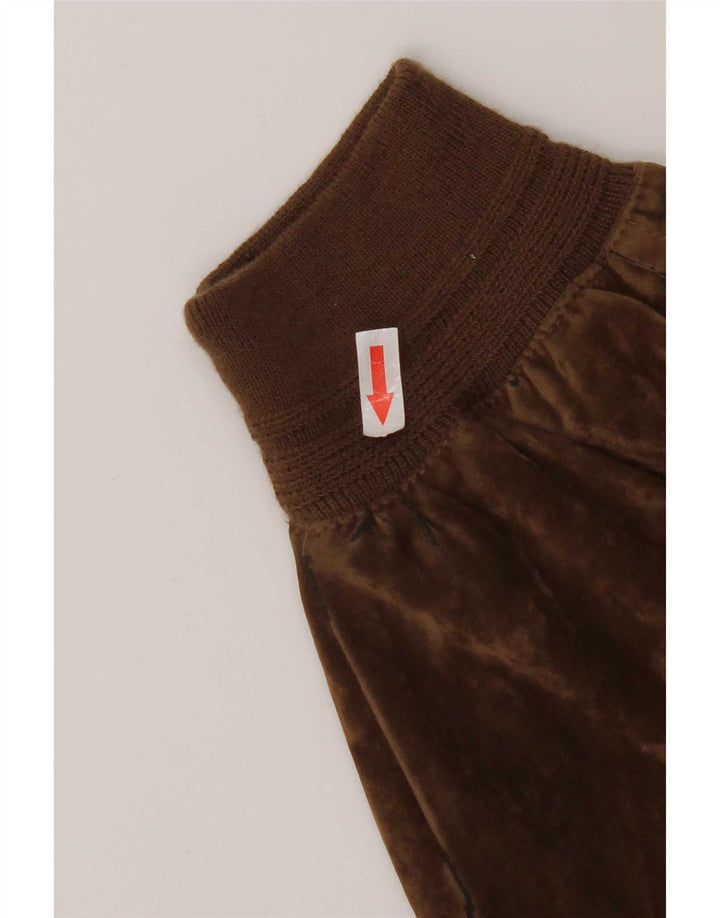 Jaqueta bomber masculina vintage de veludo IT 52 XL seda marrom