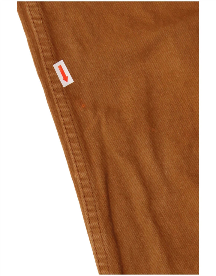 Levi's feminino 512 slim tapered jeans médio w28 l30 algodão marrom