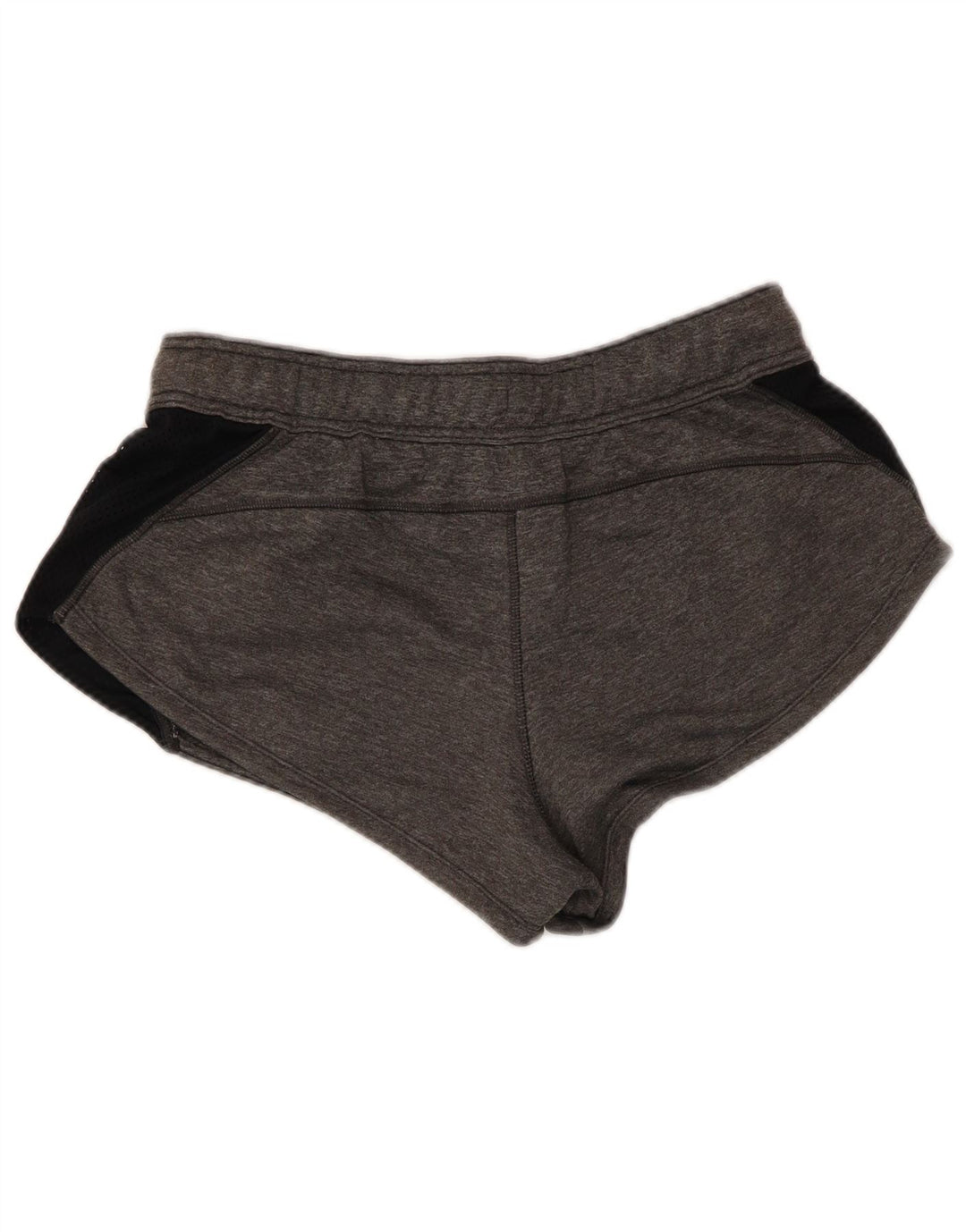 Shorts esportivos femininos Under Armour UK 14 poliéster colorblock cinza médio