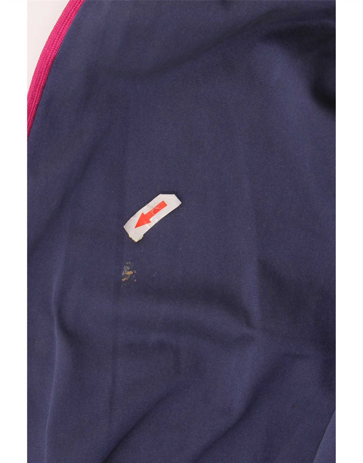 Jaqueta masculina Asics Graphic Tracksuit Top grande bloco colorido azul marinho