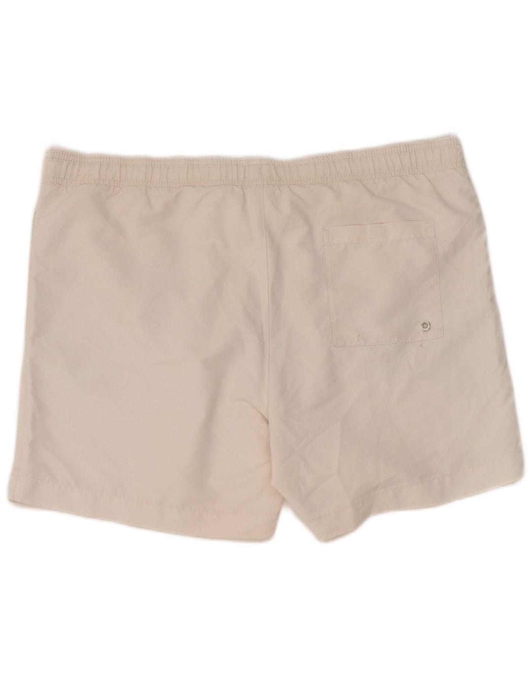 Shorts de natação masculino Calvin Klein gráfico médio branco poliéster