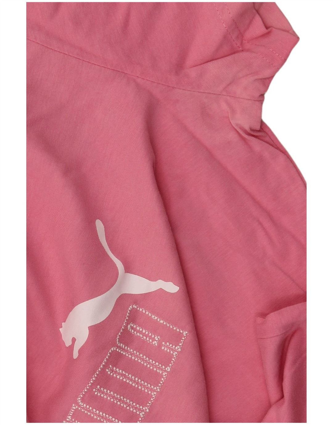 Puma Camiseta Feminina Graphic Top UK 14 Médio Rosa