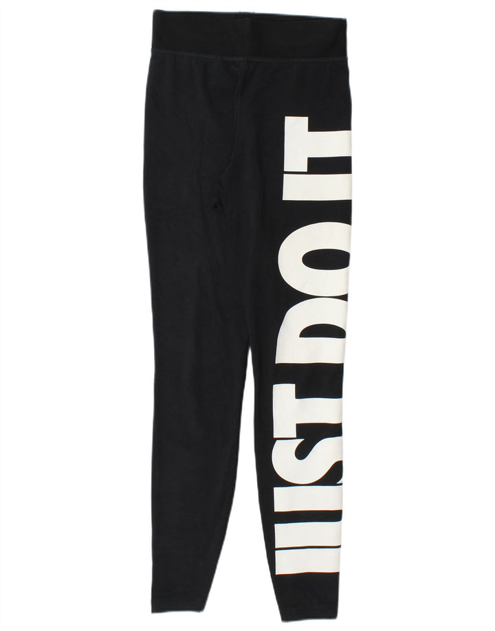 Leggings Nike Feminino UK 4 XS Algodão Preto