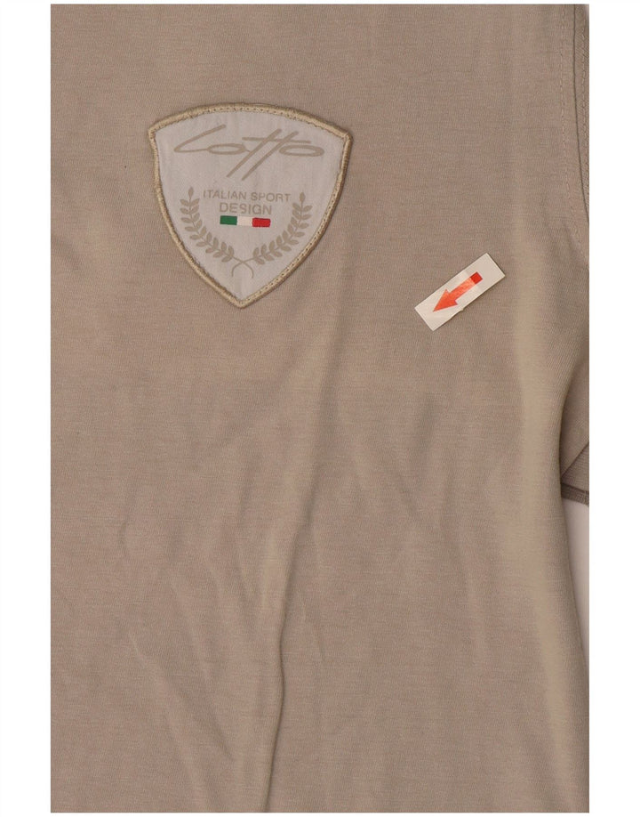 Camiseta masculina Lotto Top grande algodão cinza