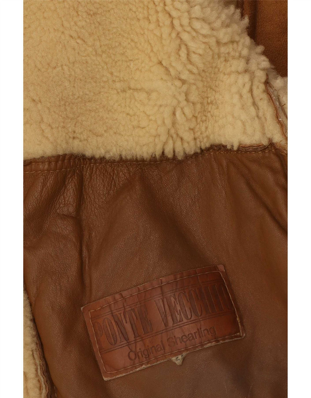 Jaqueta masculina Shearling Ponte Vecchio IT 54 2XL marrom
