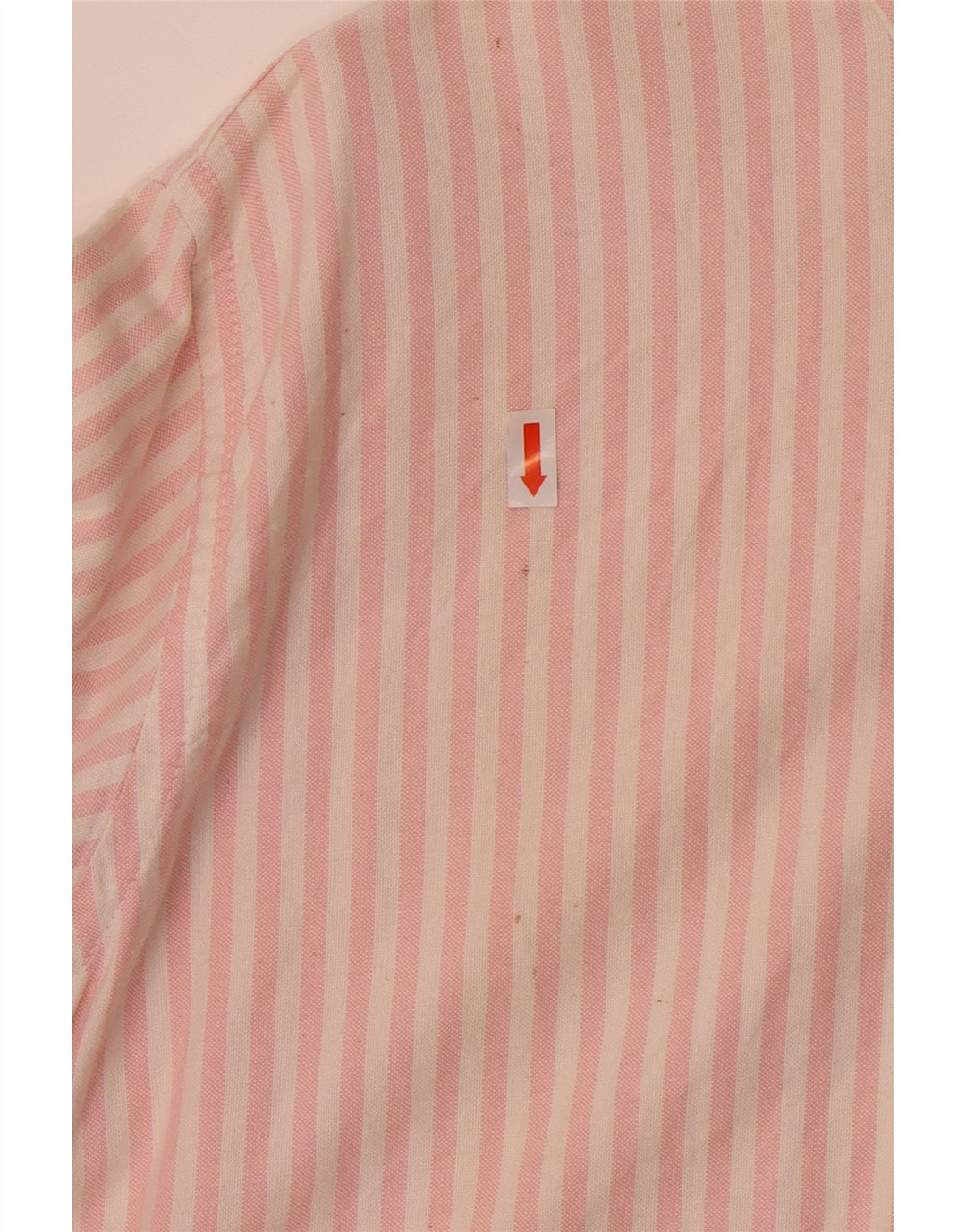 Camisa masculina folgada BENETTON grande listrada rosa