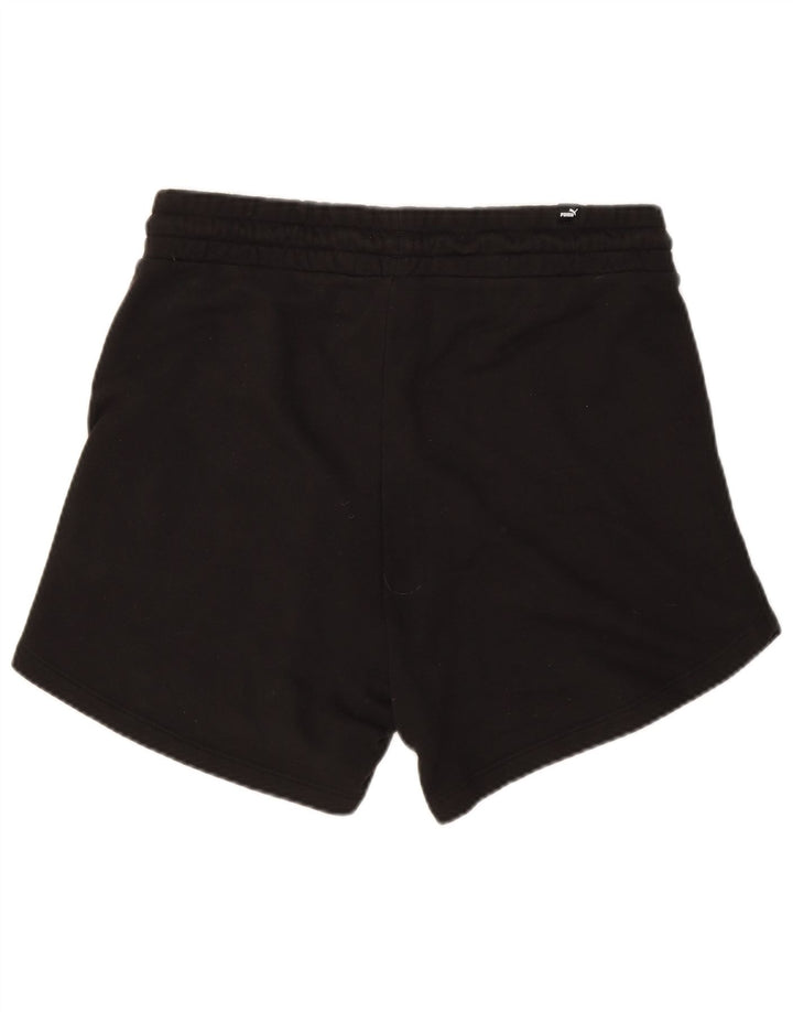 Shorts esportivos femininos Puma UK 14 grandes pretos