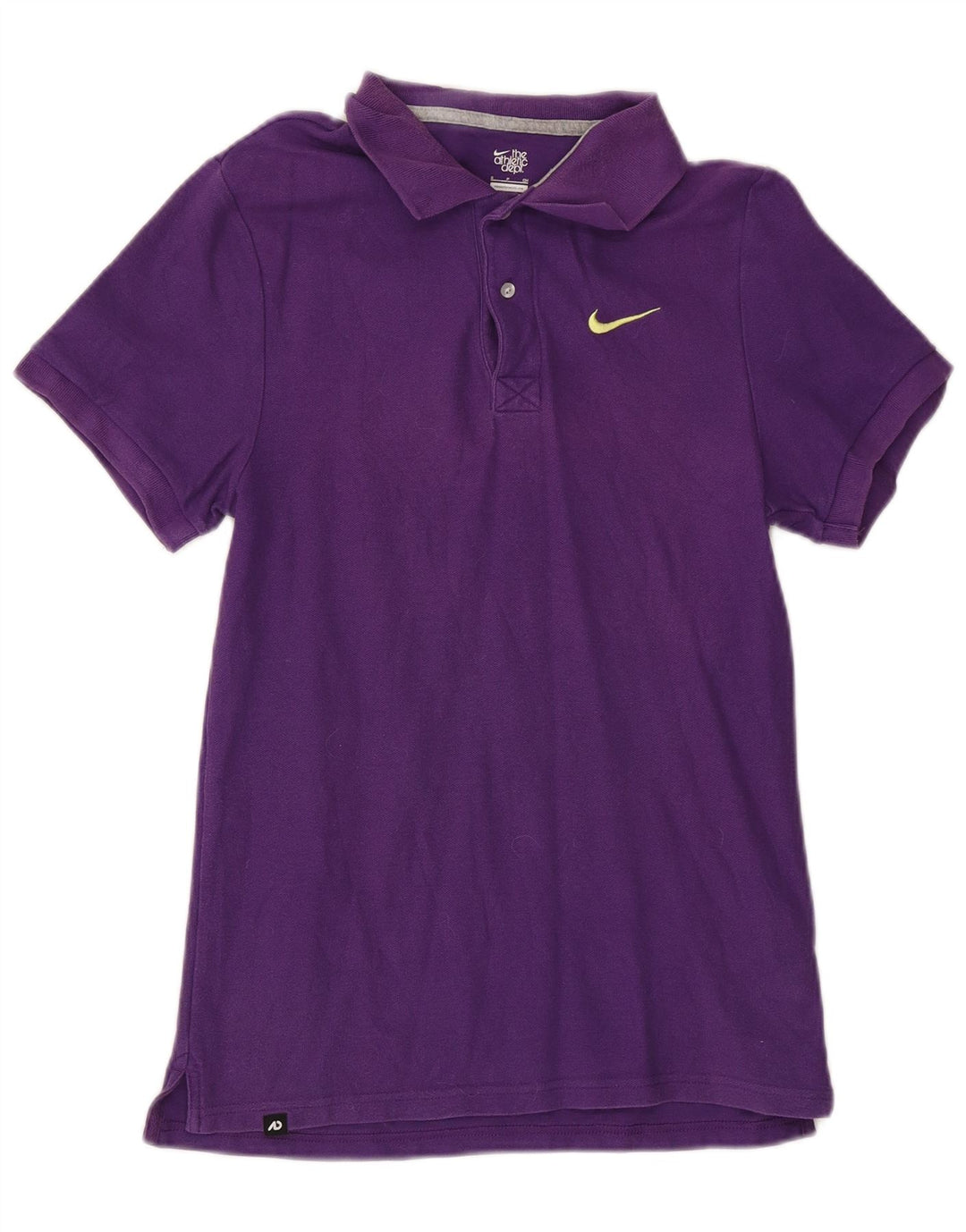 Camisa polo masculina NIKE pequena roxa algodão