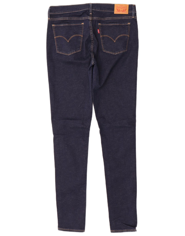 Calça jeans feminina Levi's 710 Super Skinny W32 L32 azul marinho algodão
