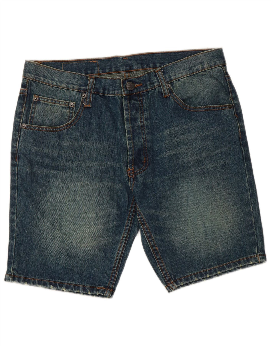 Shorts jeans masculino CHEAP MONDAY W30 algodão azul médio