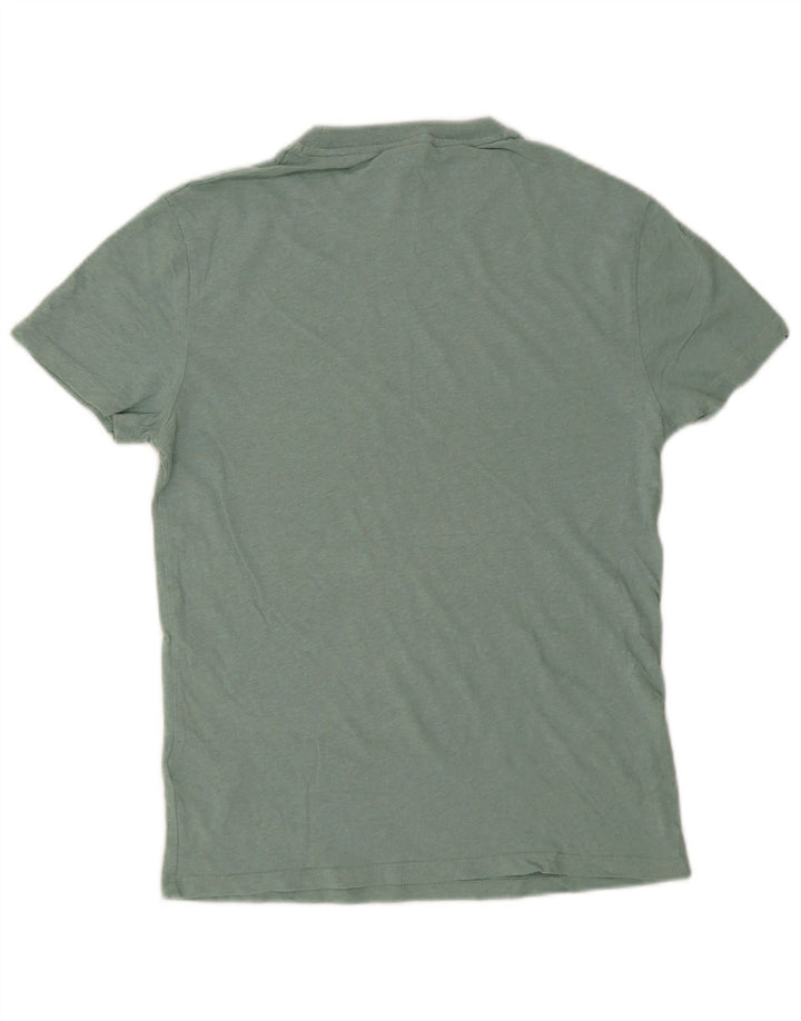Camiseta masculina Superdry Top pequeno algodão verde