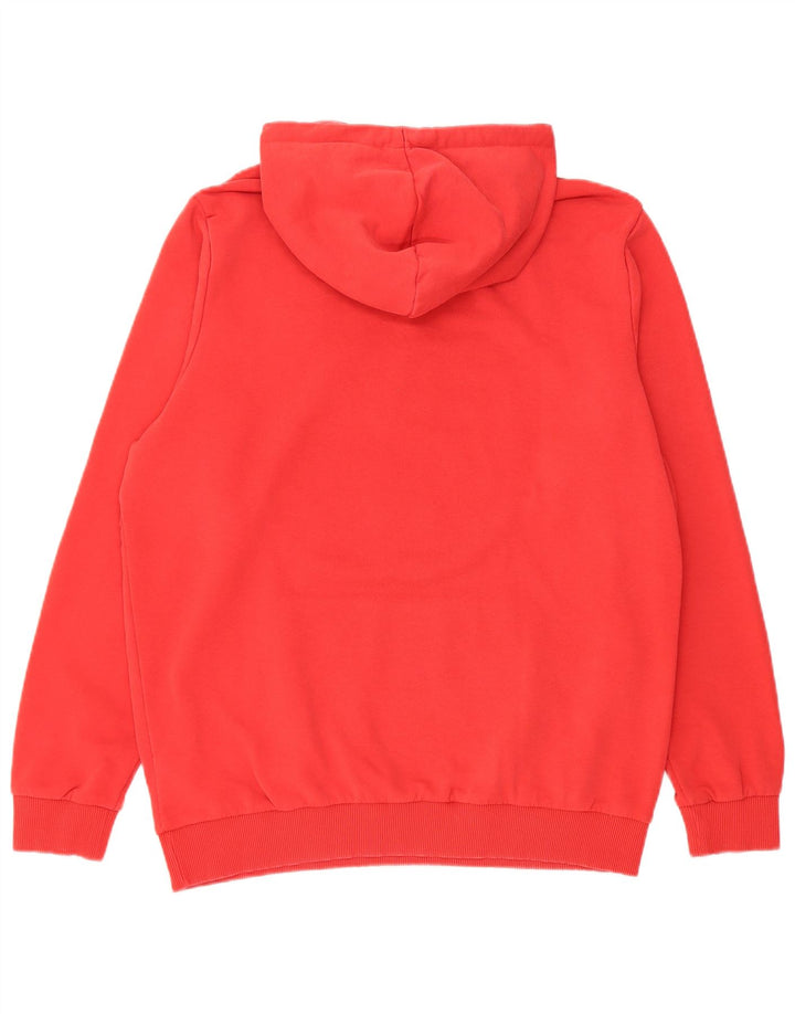 PUMA Mens Graphic Hoodie Jumper Grande Algodão Vermelho