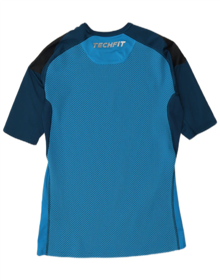 Adidas Masculino Climacool Camiseta Top XL Azul Colorblock Poliéster