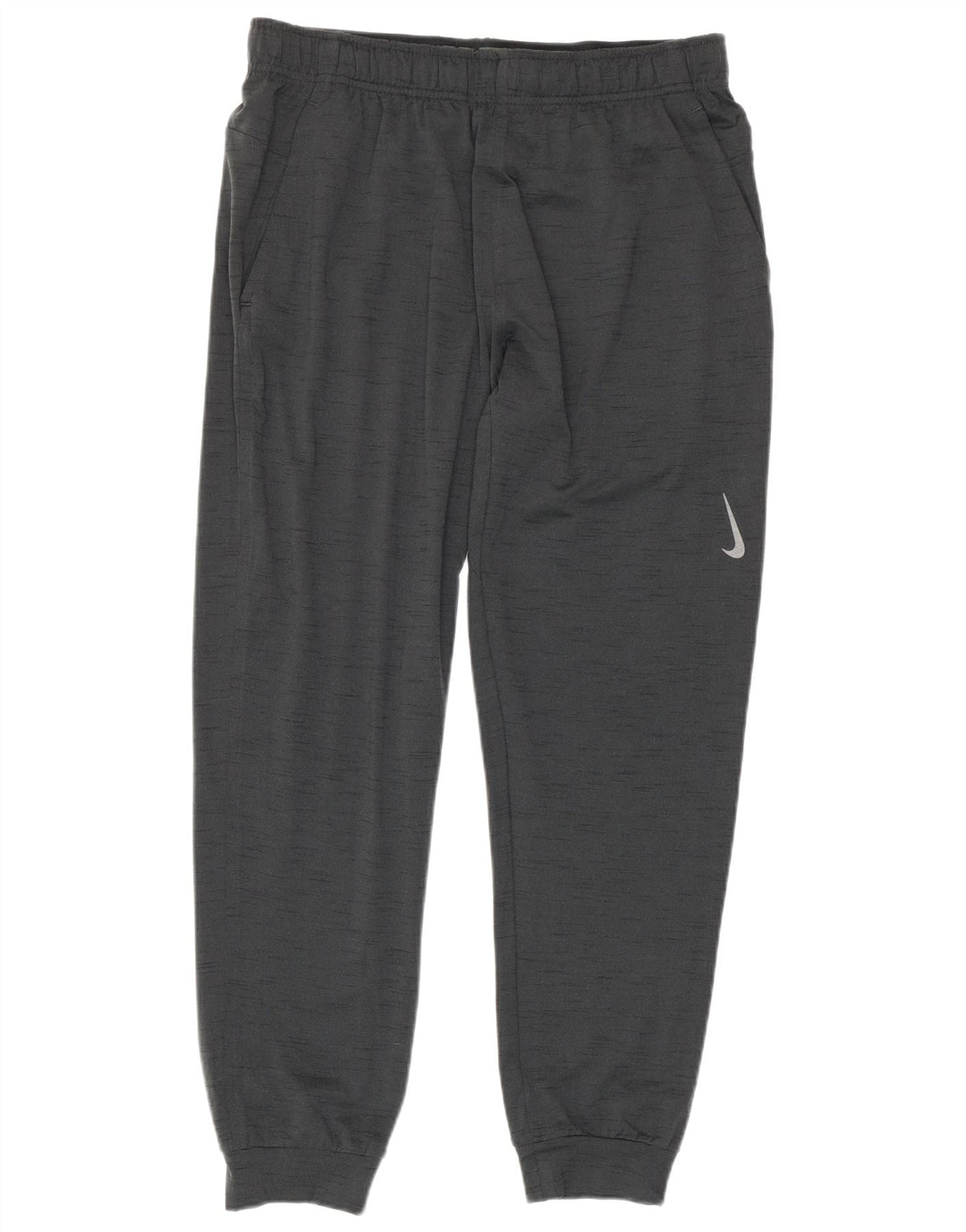 Calça esportiva masculina Nike Dri Fit joggers grande poliéster manchado cinza