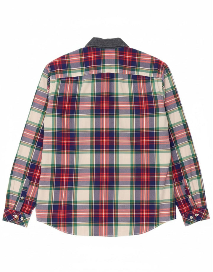 JOULES Camisa masculina Superduper grande xadrez multicolorida