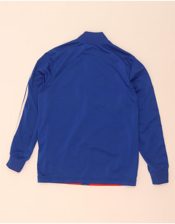 Jaqueta Adidas Meninos Treino Top 13-14 Anos Azul Colorblock Poliéster